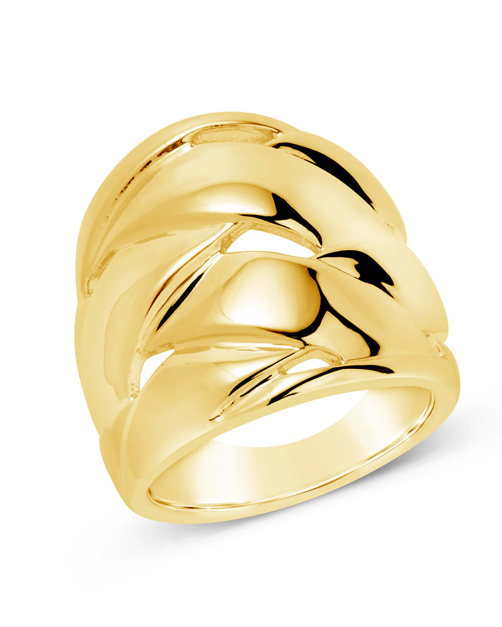 Quilted Statement Ring | Sterling Forever