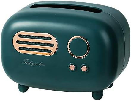 Lifekisser Retro Radio Tissue Box Holder, Fashional Cute Radio Shaped Versatile Facial Tissue Box... | Amazon (US)