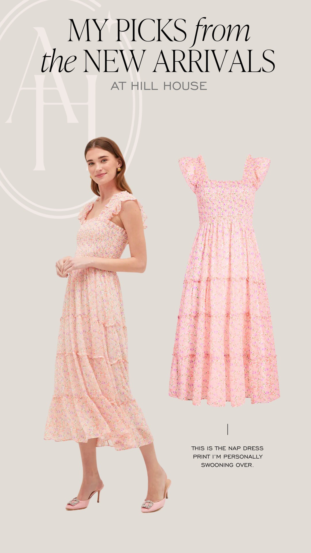 This is my personal favorite from the new arrivals at Hill House. The perfect pink floral.

#LTKstyletip #LTKSeasonal #LTKwedding