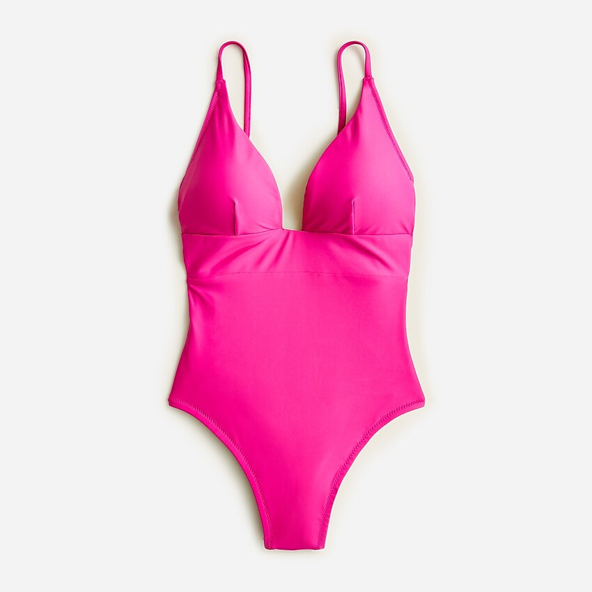 J.Crew: Plunge One-piece For Women | J. Crew US