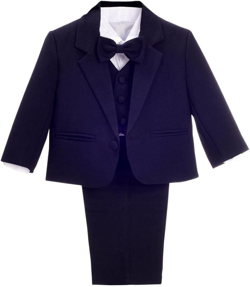 Dressy Daisy Baby Toddler Boy 5 Pcs Set Formal Tuxedo Suits No Tail Wedding Christening Baptism O... | Amazon (US)