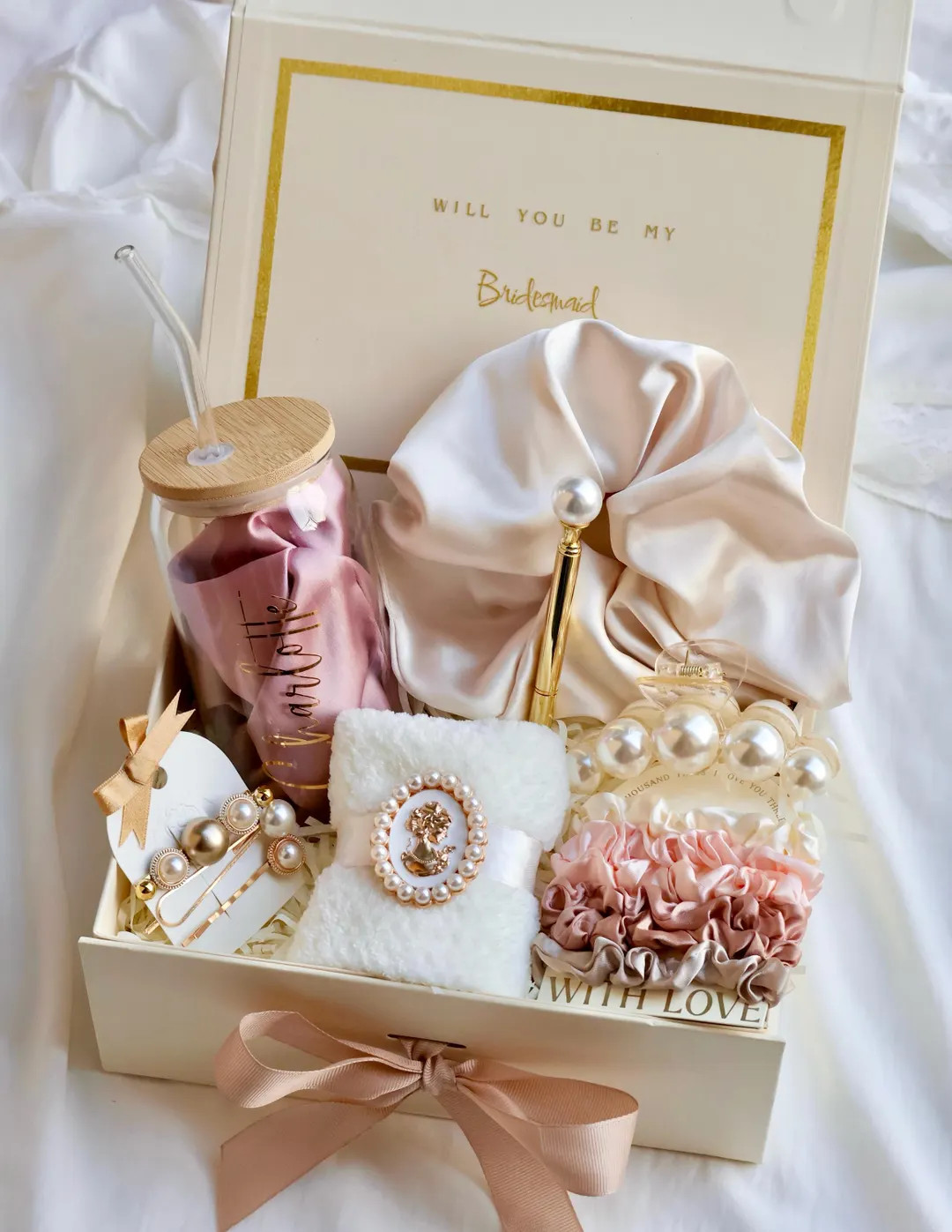 Bridesmaid Proposal Gift Box, Personalized Gift Set, Will You Be My Bridesmaid, Maid of Honor Gif... | Etsy (US)