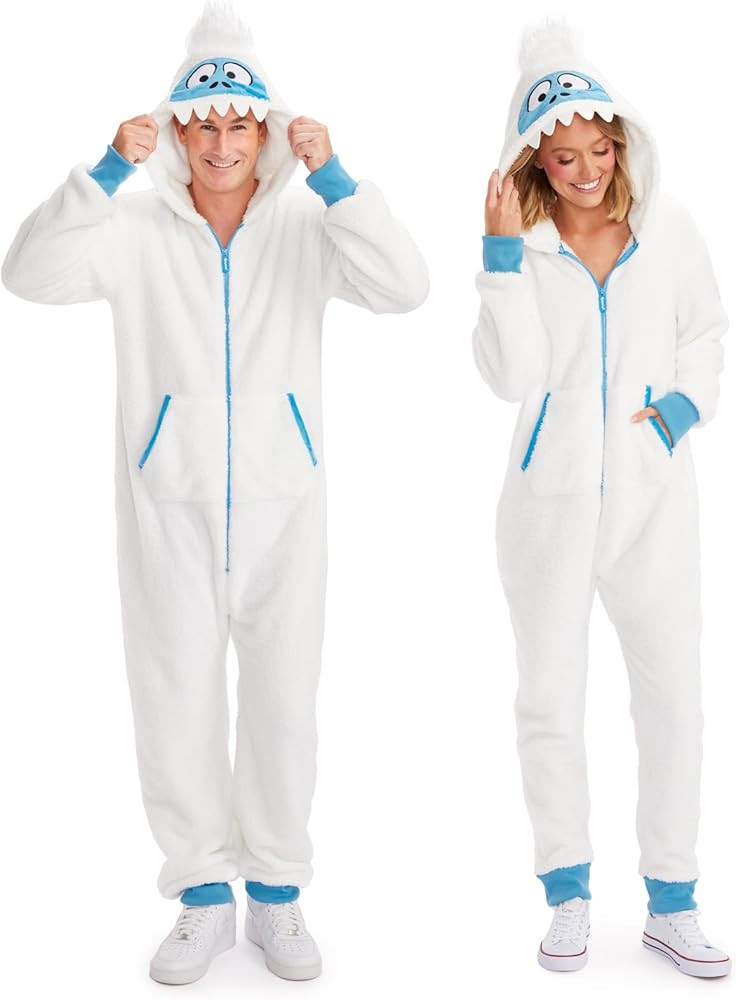 Tipsy Elves Christmas Sherpa Jumpsuits - Fuzzy Lined One Piece Jumpsuit for Adults | Amazon (US)