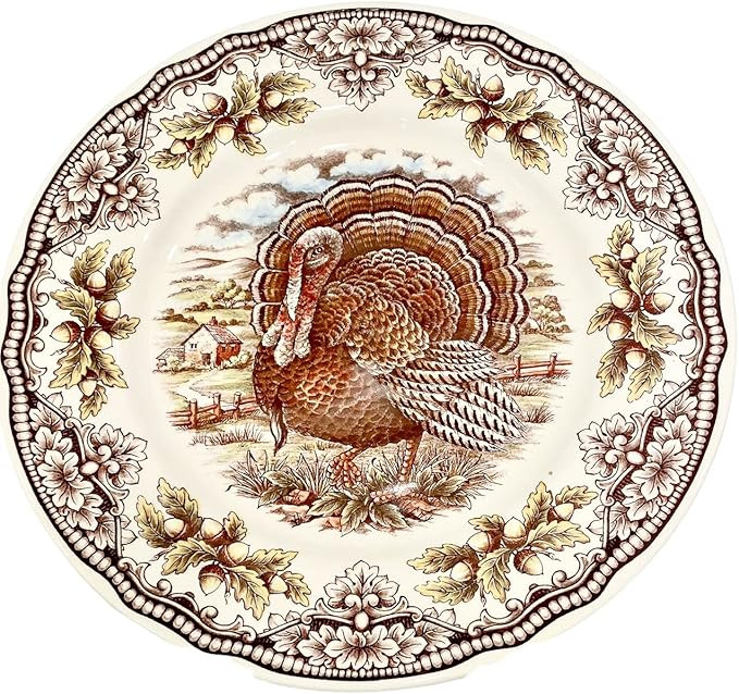 Royal Stafford Thanksgiving Turkey Dinnerware Sets - Set of 4 (Dinner Plates) | Amazon (US)