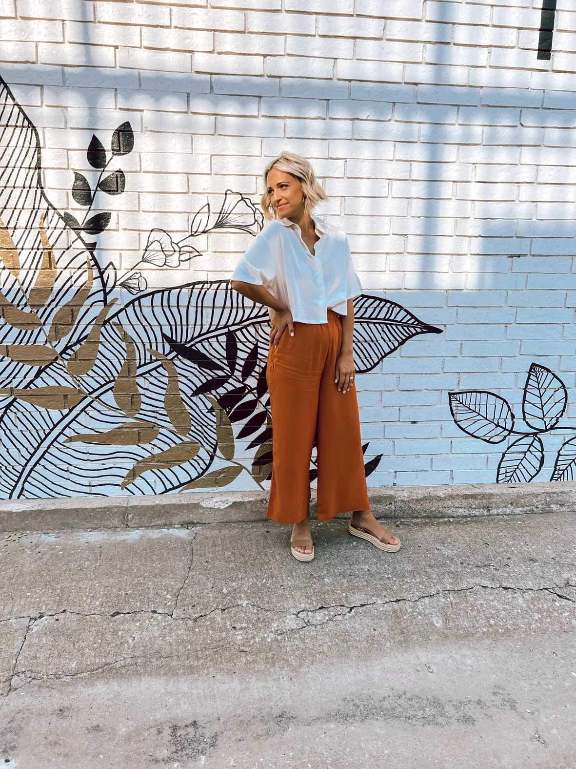 Crop Pull-on Pants curated on LTK