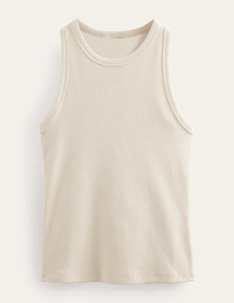 Cotton Ribbed Vest | Boden (UK & IE)