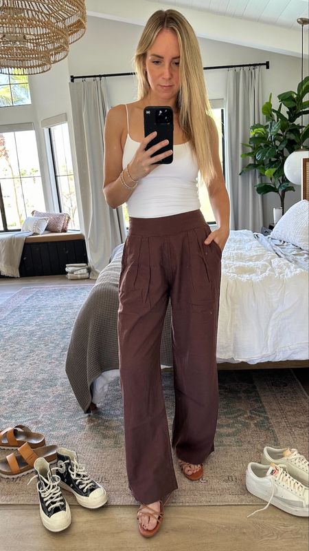 Another ootd option! I love these linen pants! They’re on sale for $40 at Abercrombie!! 

#LTKstyletip #LTKunder50 #LTKsalealert