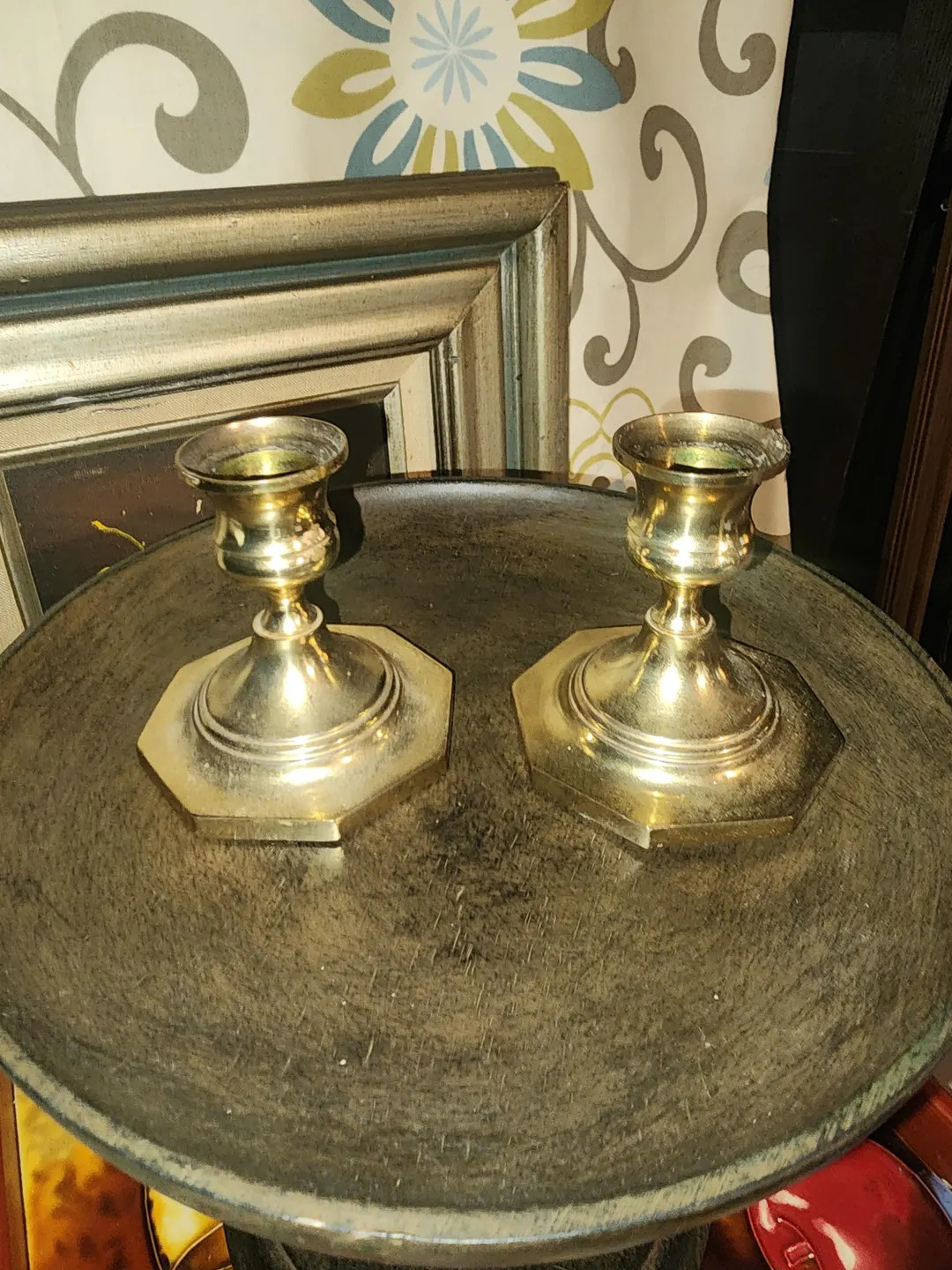 Vintage Brass Candlesticks - Set of 2 - Baldwin - Etsy | Etsy (US)