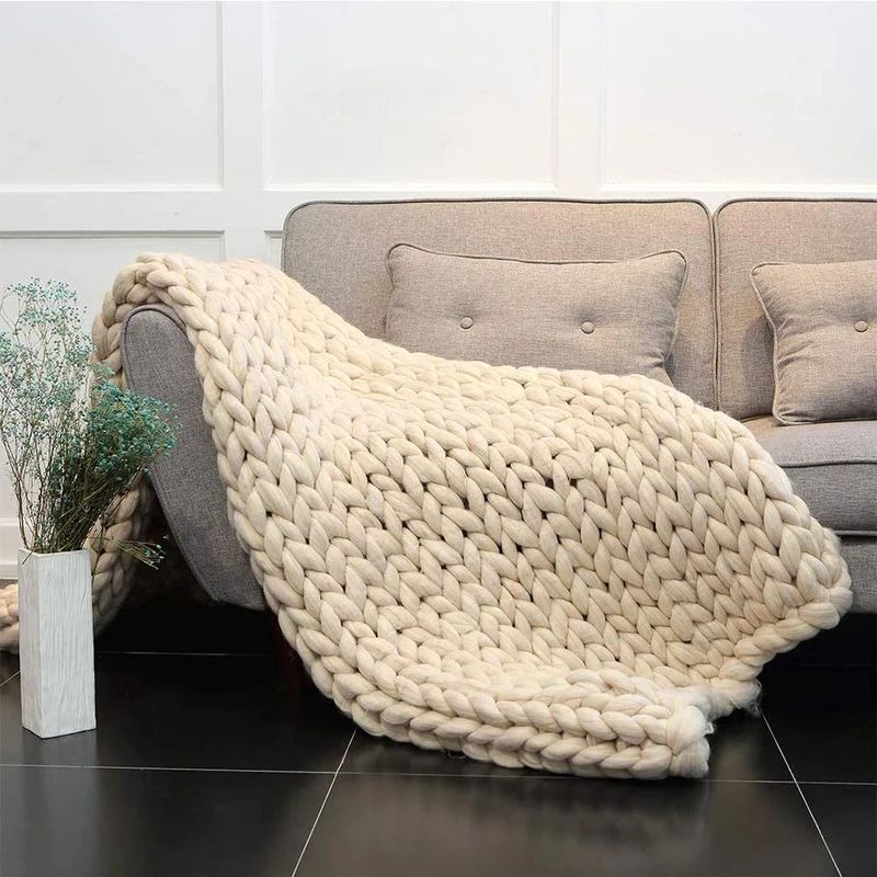 Mayhill Chunky Knitted Blanket | Wayfair North America