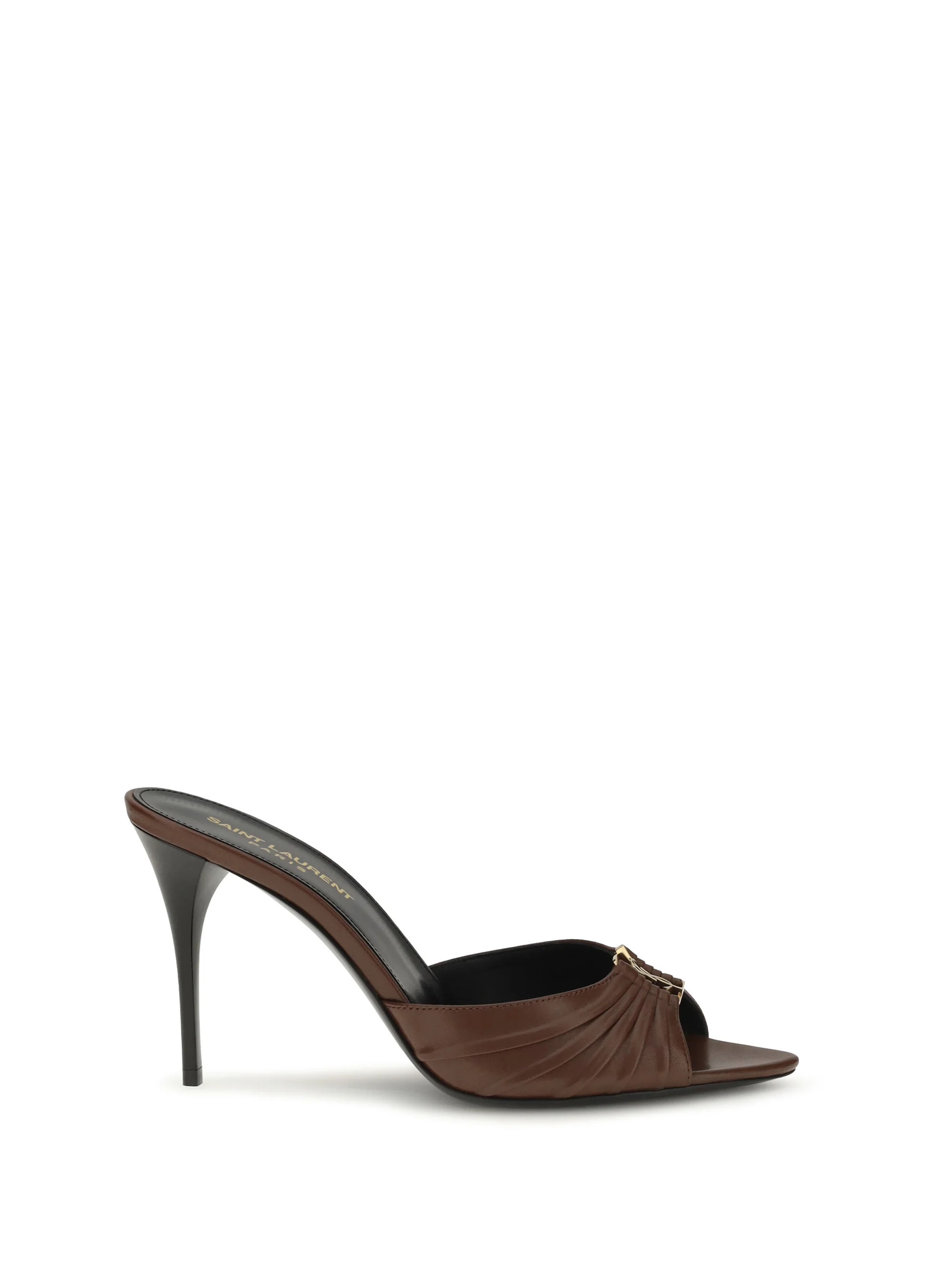 Saint Laurent Babylone Mule — Brown | Italist Inc.