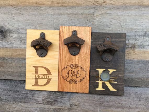 Personalized Beer Bottle Opener, Groomsman Gift, Men's Gift, Distance Birthday Gift | Etsy (US)