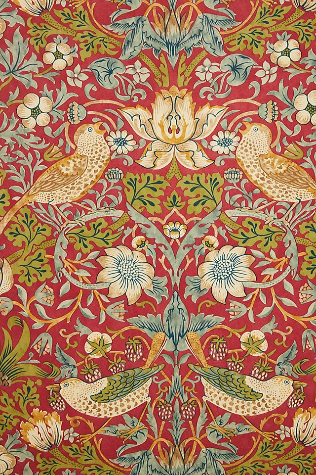 Strawberry Thief Wallpaper | Anthropologie (US)