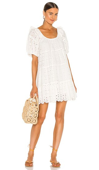 Ferris Mini Dress in Ivory | Revolve Clothing (Global)