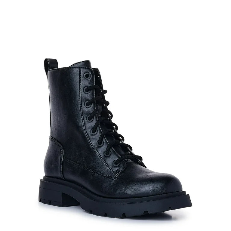 No Boundaries Women's Combat Boot | Walmart (US)