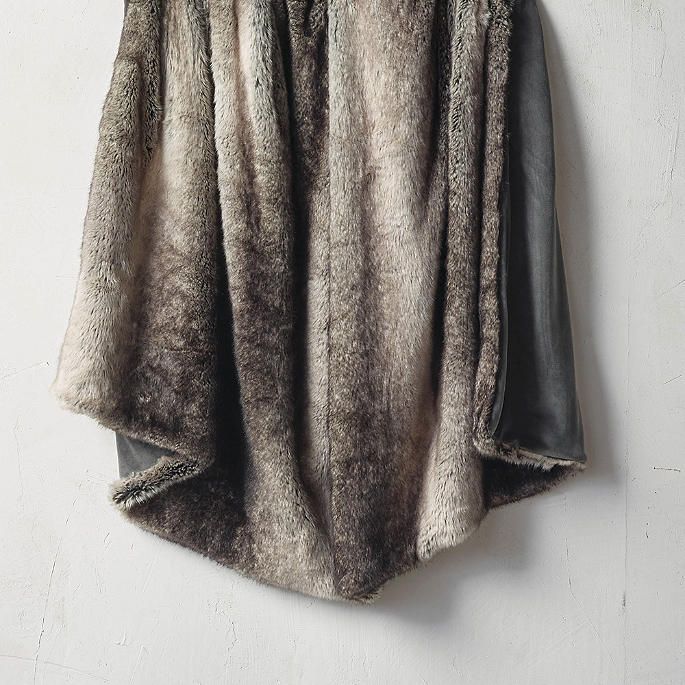 Luxe Faux Fur Throw | Frontgate | Frontgate