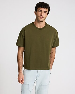 Premium Weight Cropped Loose T-shirt | Express