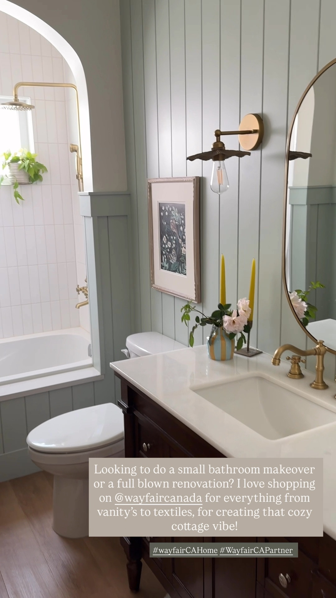I wanted a bathroom that felt both clean and fresh but also like a warm hug! I think we achieved this with our amazing finds from @wayfaircanada.
#WayfairCAHome #WayfairCAPartner

#LTKHome #LTKStyleTip #LTKSaleAlert