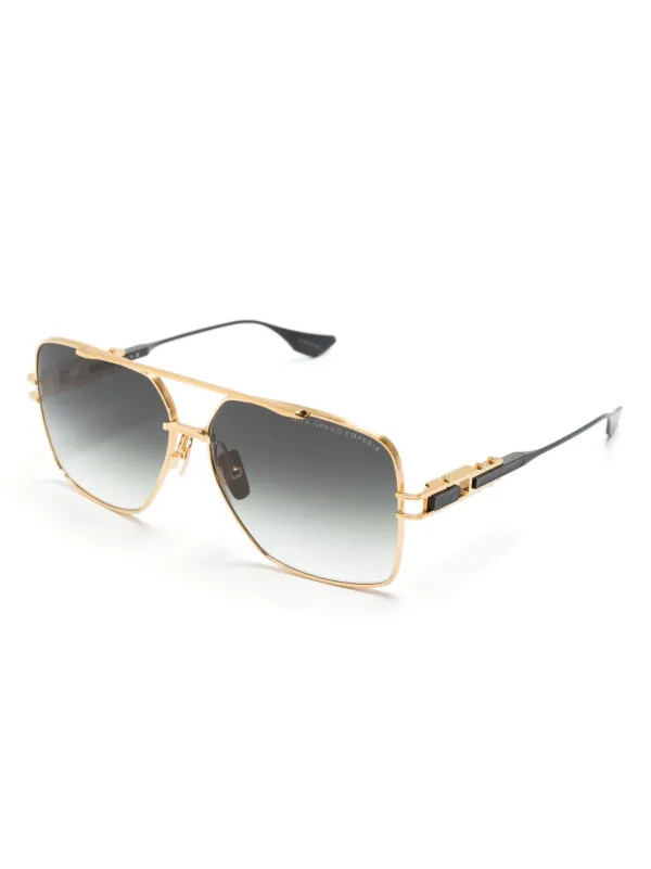 Dita Eyewear logo-print square-frame Sunglasses  - Farfetch | Farfetch Global