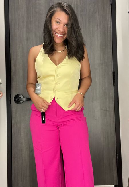 Wearing a size 4 trousers and I’m obsessed with the colorblock look  

#LTKsalealert #LTKstyletip #LTKFind