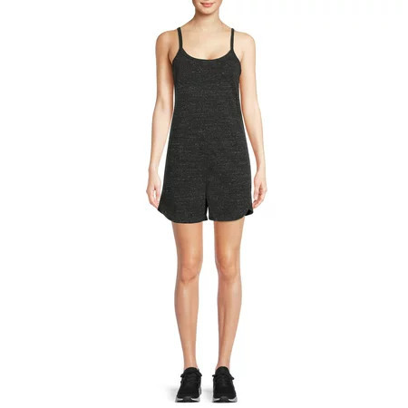 Avia Women s Active Strappy Romper with Two Front Pockets 3.5 Inseam Size XS-XXXL | Walmart (US)