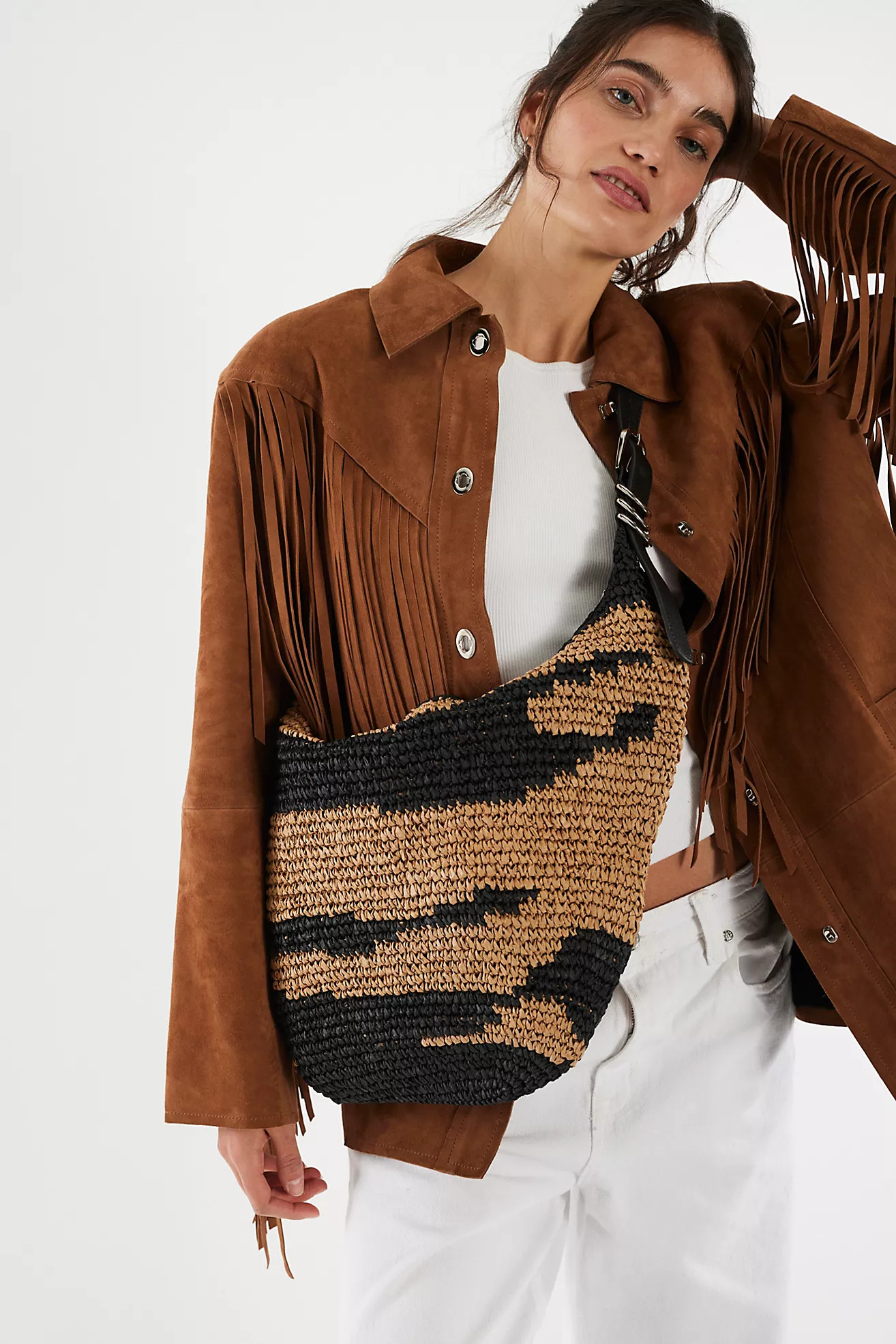 Santorini Straw Tote Bag | Free People (Global - UK&FR Excluded)