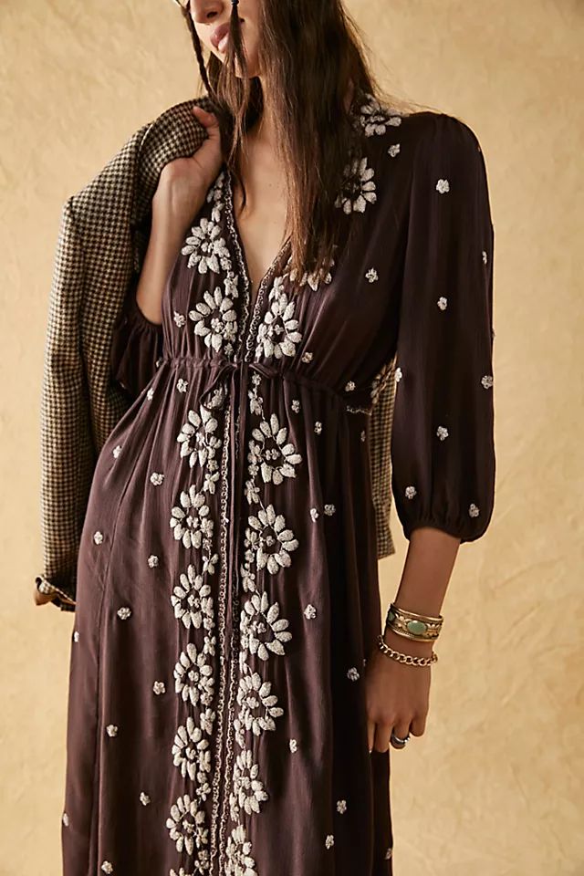 Embroidered Fable Midi Dress | Free People (Global - UK&FR Excluded)