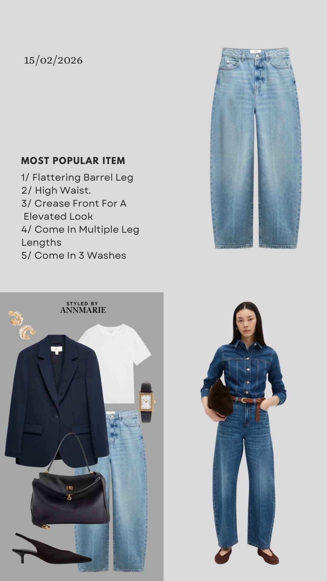 This weeks best seller

High street barrel jeans 

#LTKjeans #LTKuk