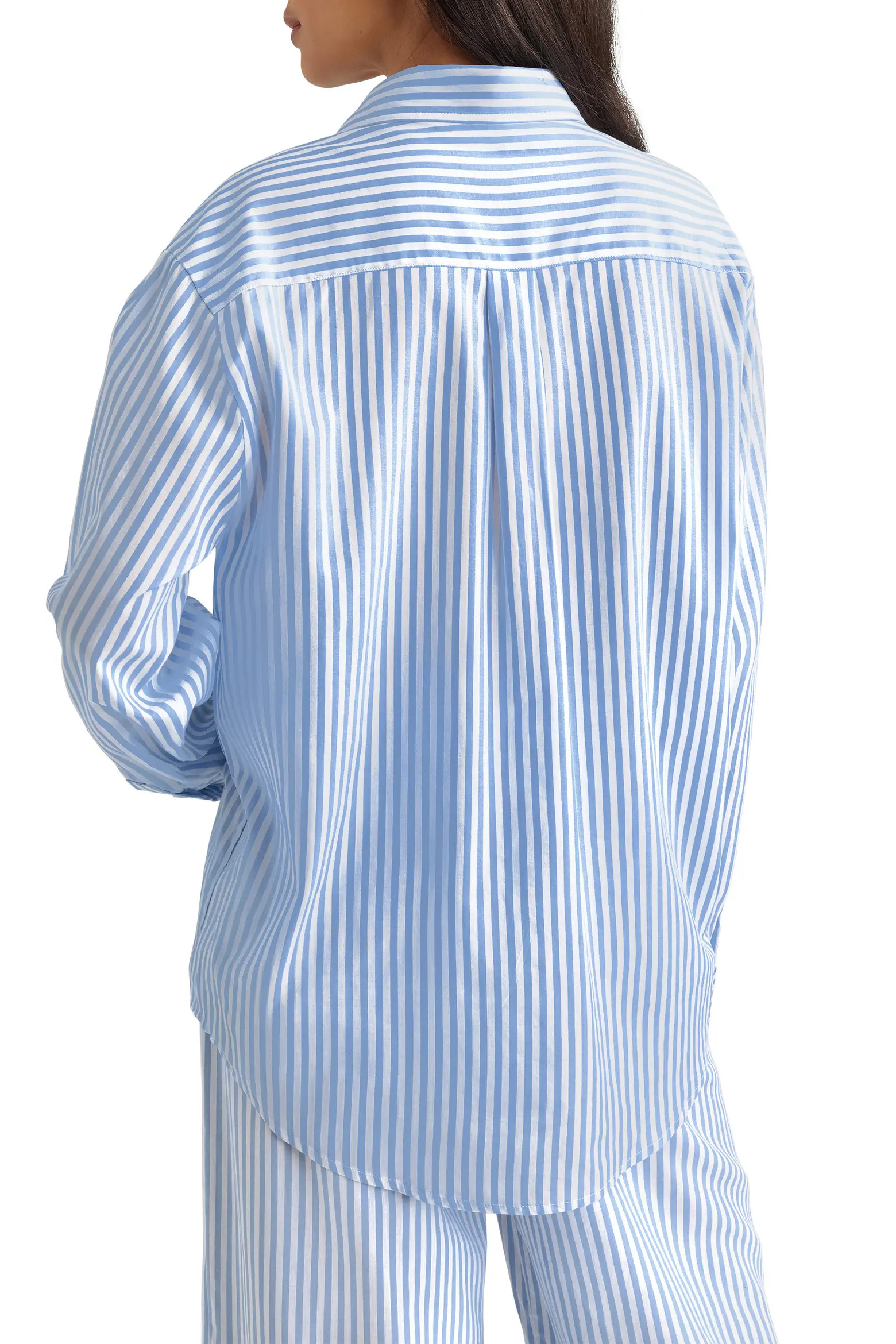 Tommy John Stripe Woven Button-Up Sleep Shirt (Women) | Nordstrom | Nordstrom