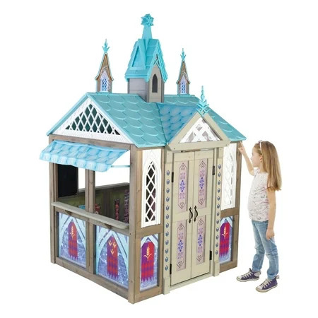 KidKraft Disney Frozen Arendelle Wooden Playhouse | Walmart (US)