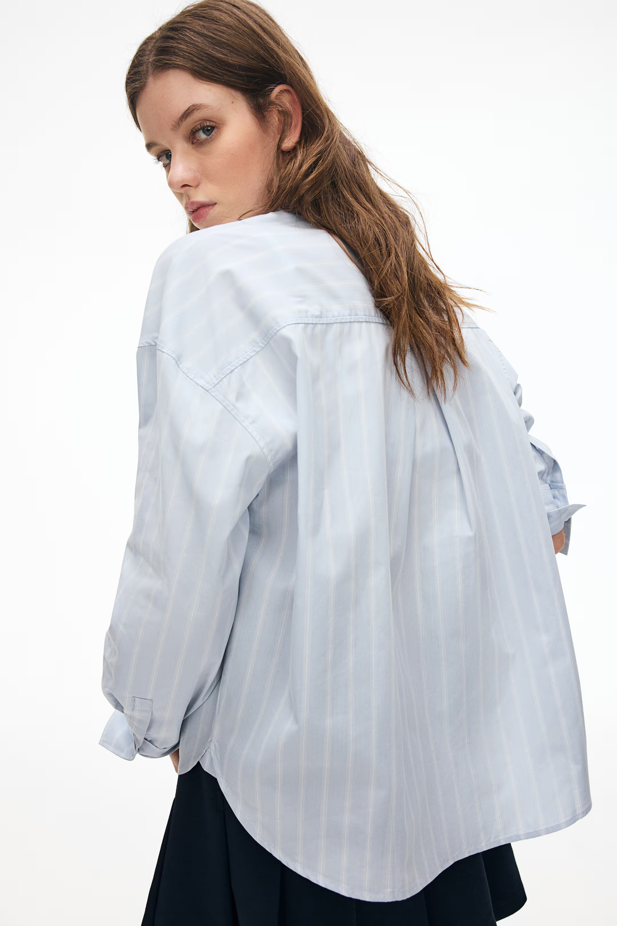 Oversized Cotton Shirt | H&M (US + CA)