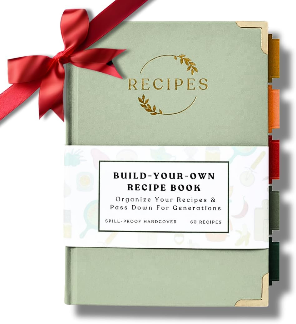 Kikaze Collection Blank Recipe Notebook | Small Blank Recipe Book to Write in Your Own Recipes | ... | Amazon (US)
