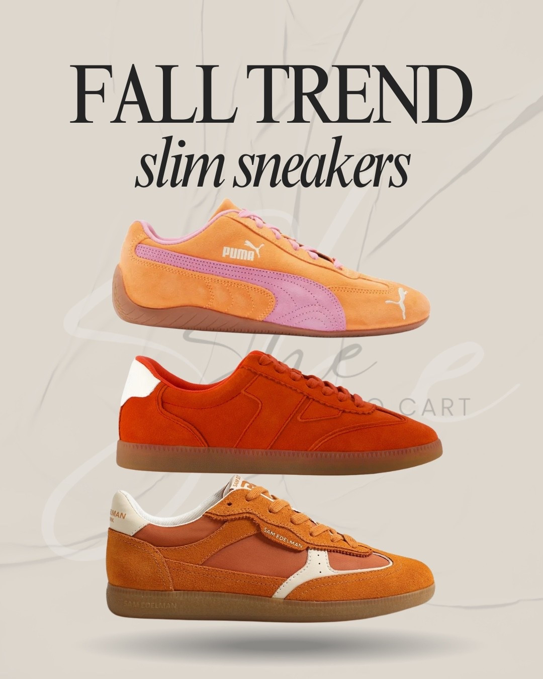 Slim sneakers in orange 🍊 

#LTKSaleAlert #LTKShoeCrush #LTKFindsUnder50