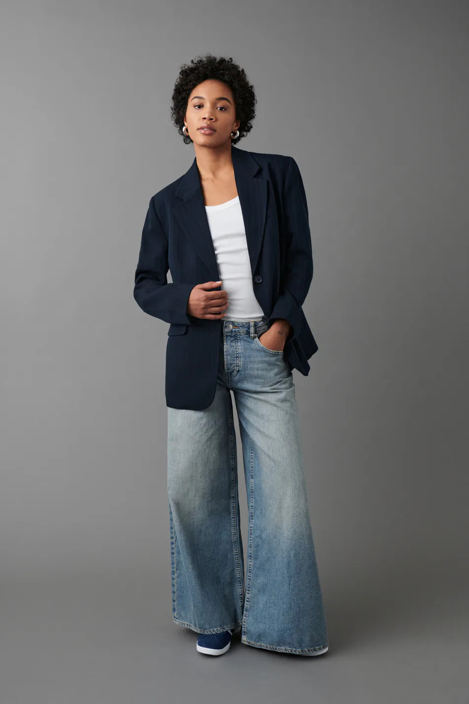 Slouchy wide jeans - Blau - Dame - Gina Tricot | Gina Tricot SE