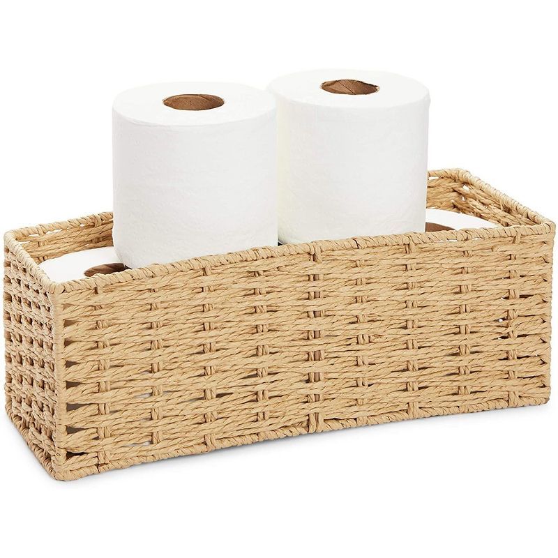 Farmlyn Creek Seagrass Storage Basket for Bathroom Toilet Paper Holder (15 x 6 x 5.5 in) | Target
