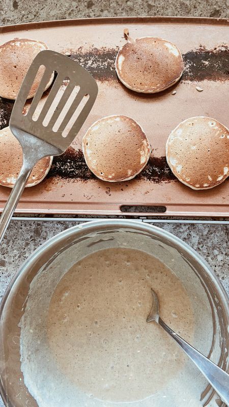 I’ve had this pancake griddle for 3 years and will use it until it dies! Also, I’ve slowly been swapping out our cooking utensils and LOVE this stainless steel spatula! 😊

#LTKfamily #LTKfindsunder50 #LTKhome