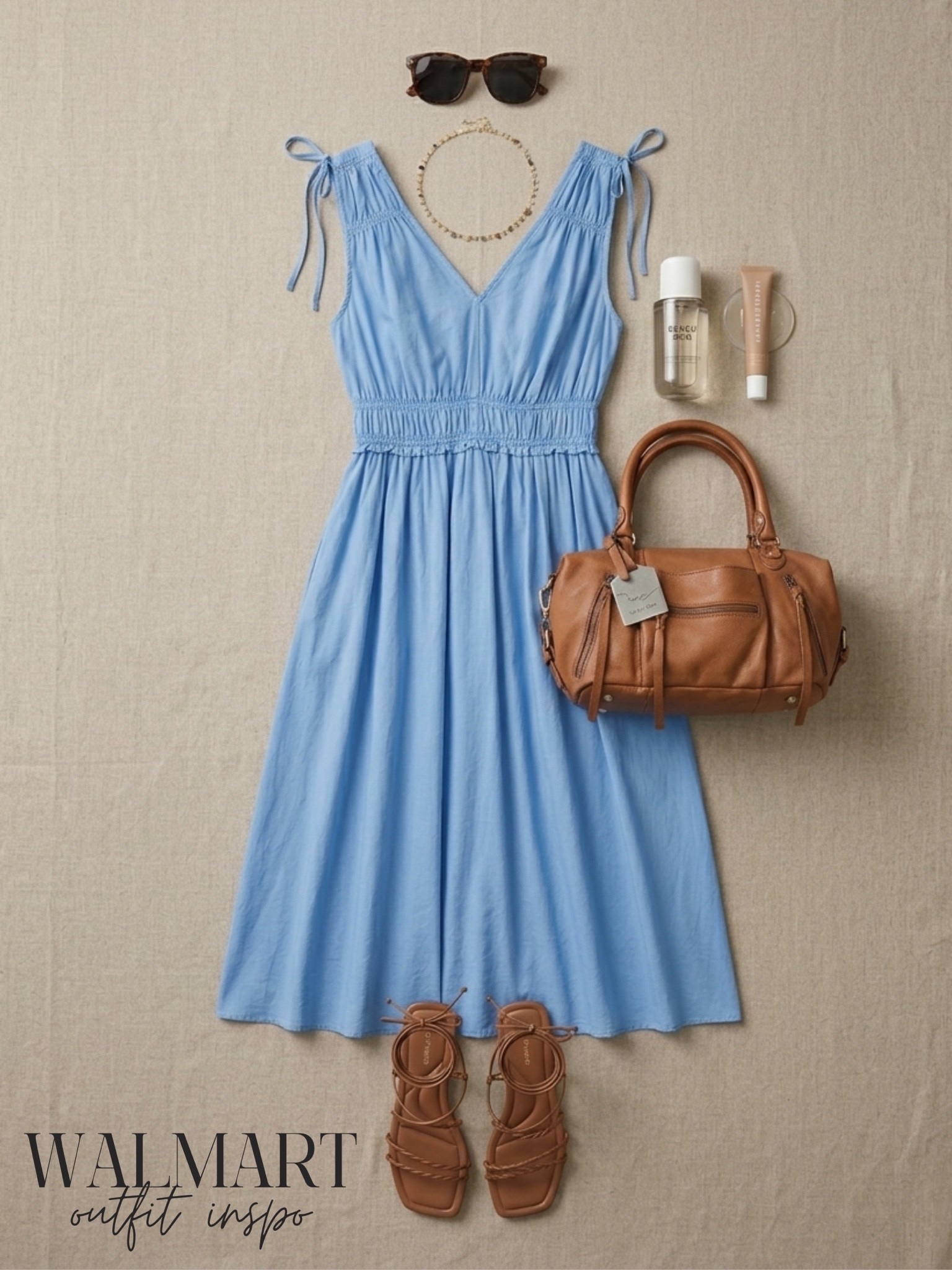 This new dress at Walmart is the perfect dress to have in your closet because you can dress it up or down! I styled it with a boho chic look.

#LTKootd #LTKgrwm #LTKmomlife