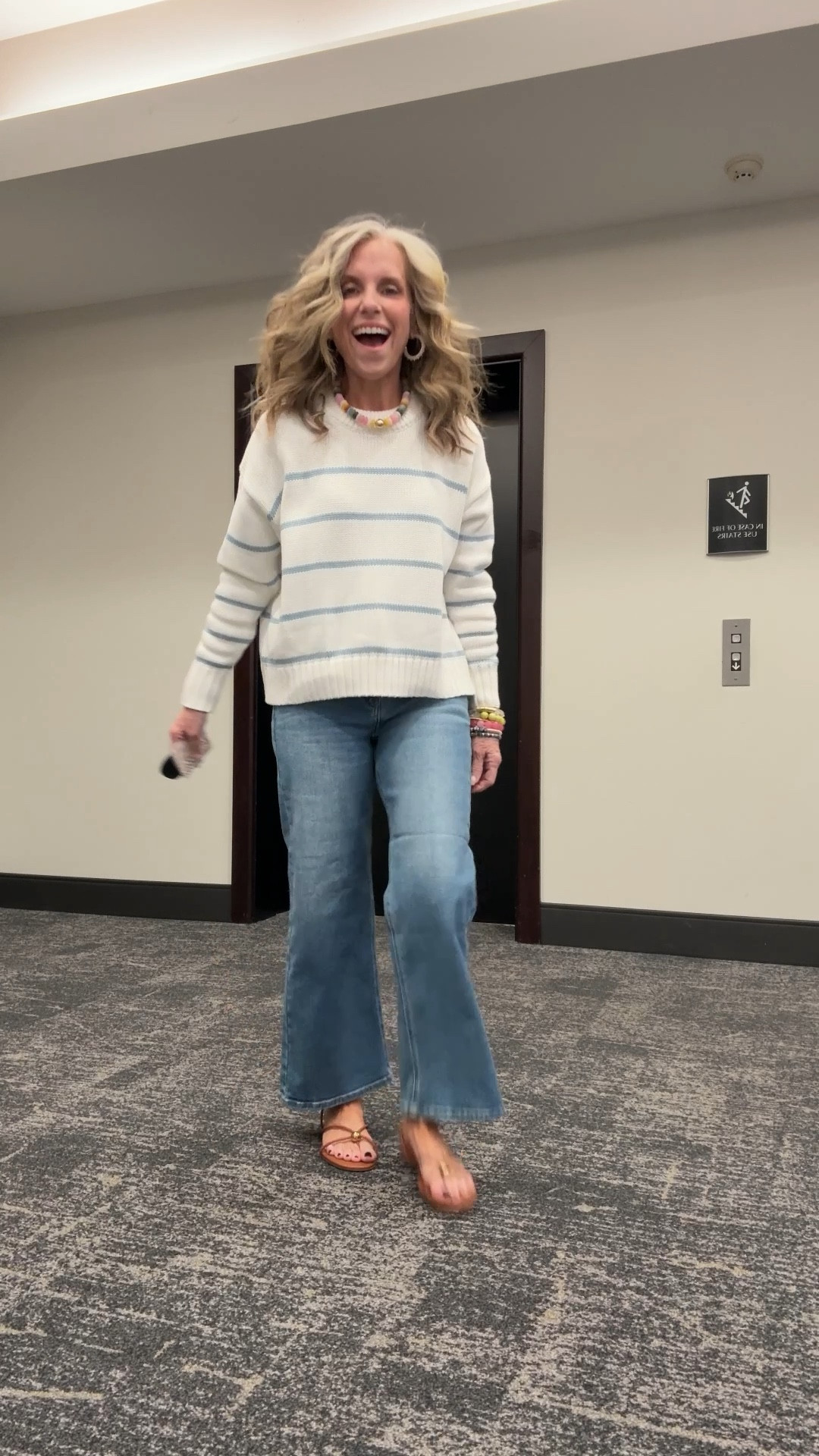 The perfect cool spring day look. Wearing XS sweater and 27 jeans. 

#LTKdayinmylife #LTKOver40 #LTKootd