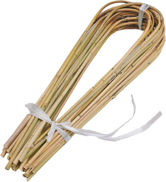 Handmade 24 in. Bamboo U Trellis Hoop Stakes for Garden | Amazon (US)