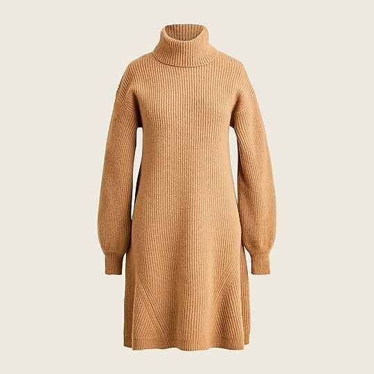 Wool and recycled-cashmere turtleneck sweater-dress | J.Crew US