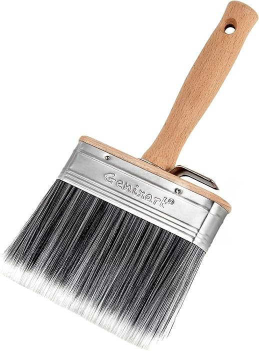 Genixart Deck Stain & Sealer Block Paint Brush - 5 inch Big Fence Stain Brush for Wood - Large Ma... | Amazon (US)