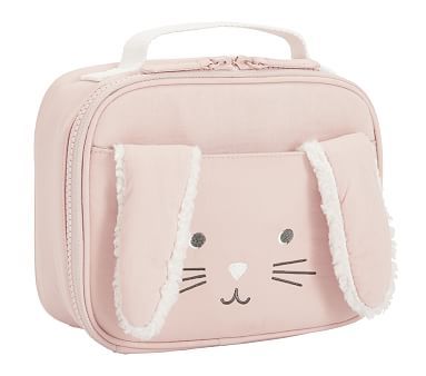 Colby Blush Bunny Critter Lunch Box | Pottery Barn Kids