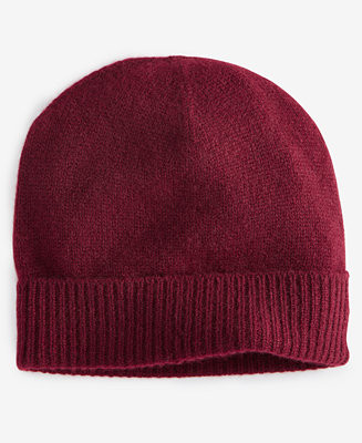 100% Cashmere Cuffed Beanie, Created for Macys | Macy's