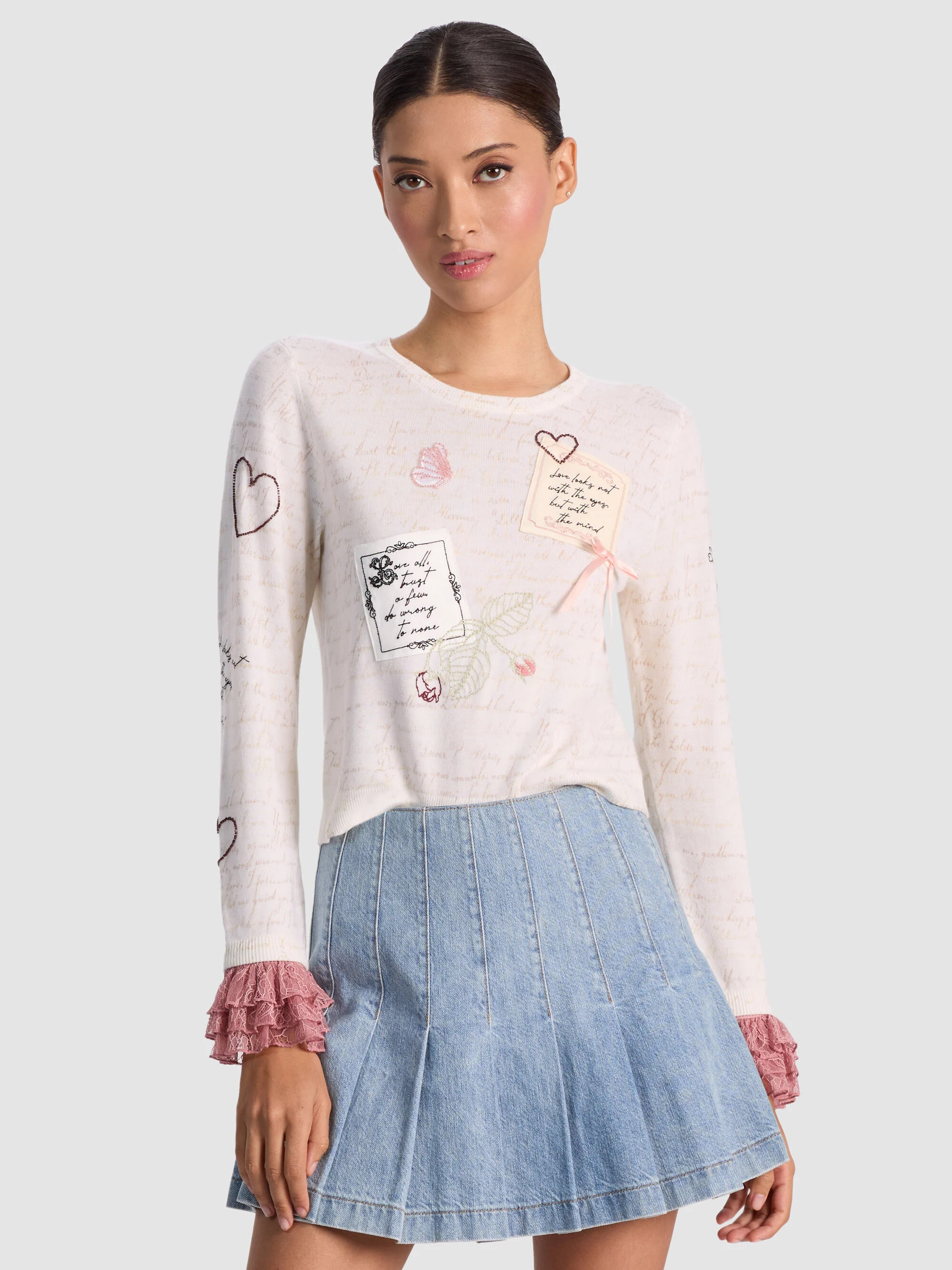 CAROLANN PULLOVER | Alice + Olivia
