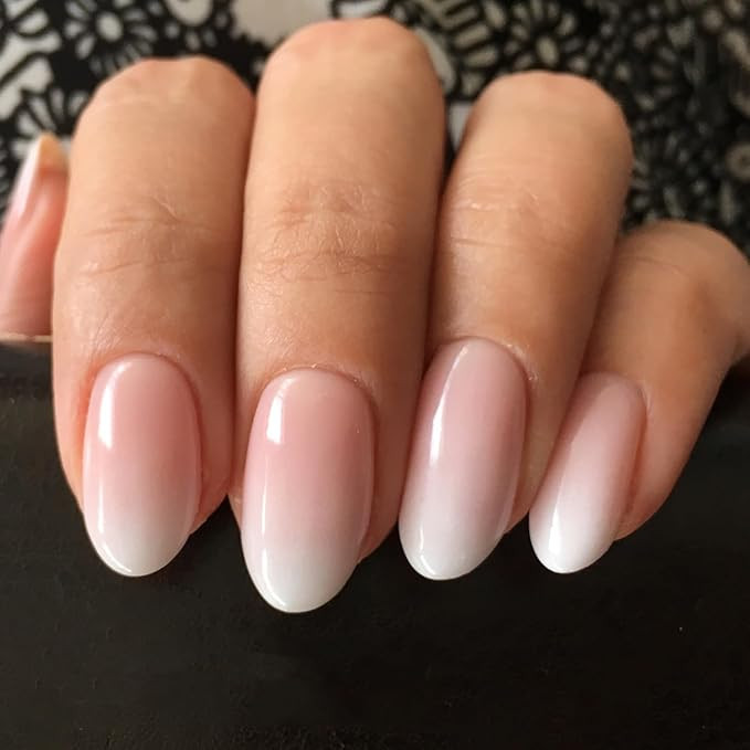 Modelones Press on Nails Short, Oval Spring Fake Nails, Reusable Nail Kit with Nail Glue Adhesive... | Amazon (US)