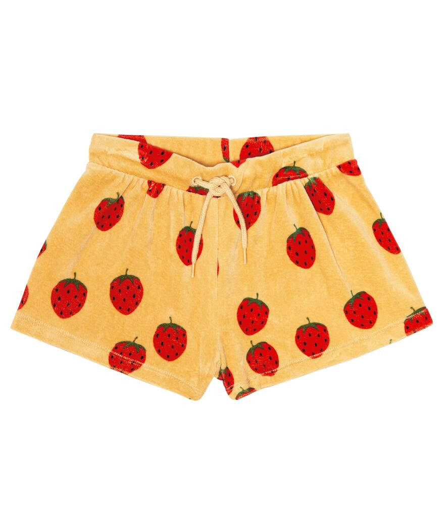 Printed cotton velvet shorts | Mytheresa (US/CA)