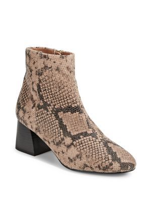 Snake Print Ankle Boots | The Bay