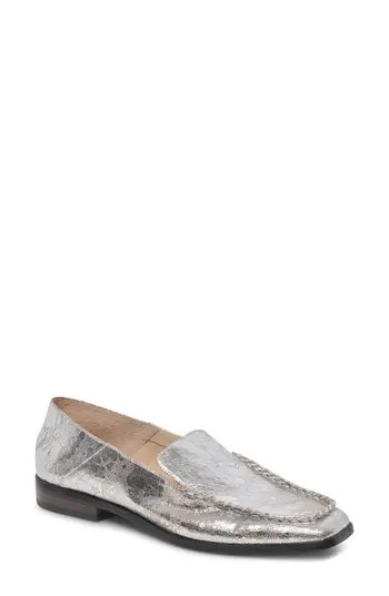 Dolce Vita Beny Loafer in Silver Distressed Le at Nordstrom Rack, Size 6.5 | Nordstrom Rack