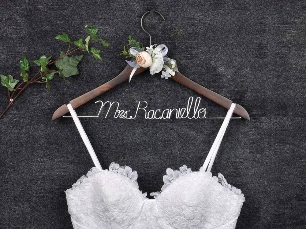 Bride hanger, wedding hanger, personalized bride hanger, lady hanger, custom hanger, honor maid, ... | Amazon (US)