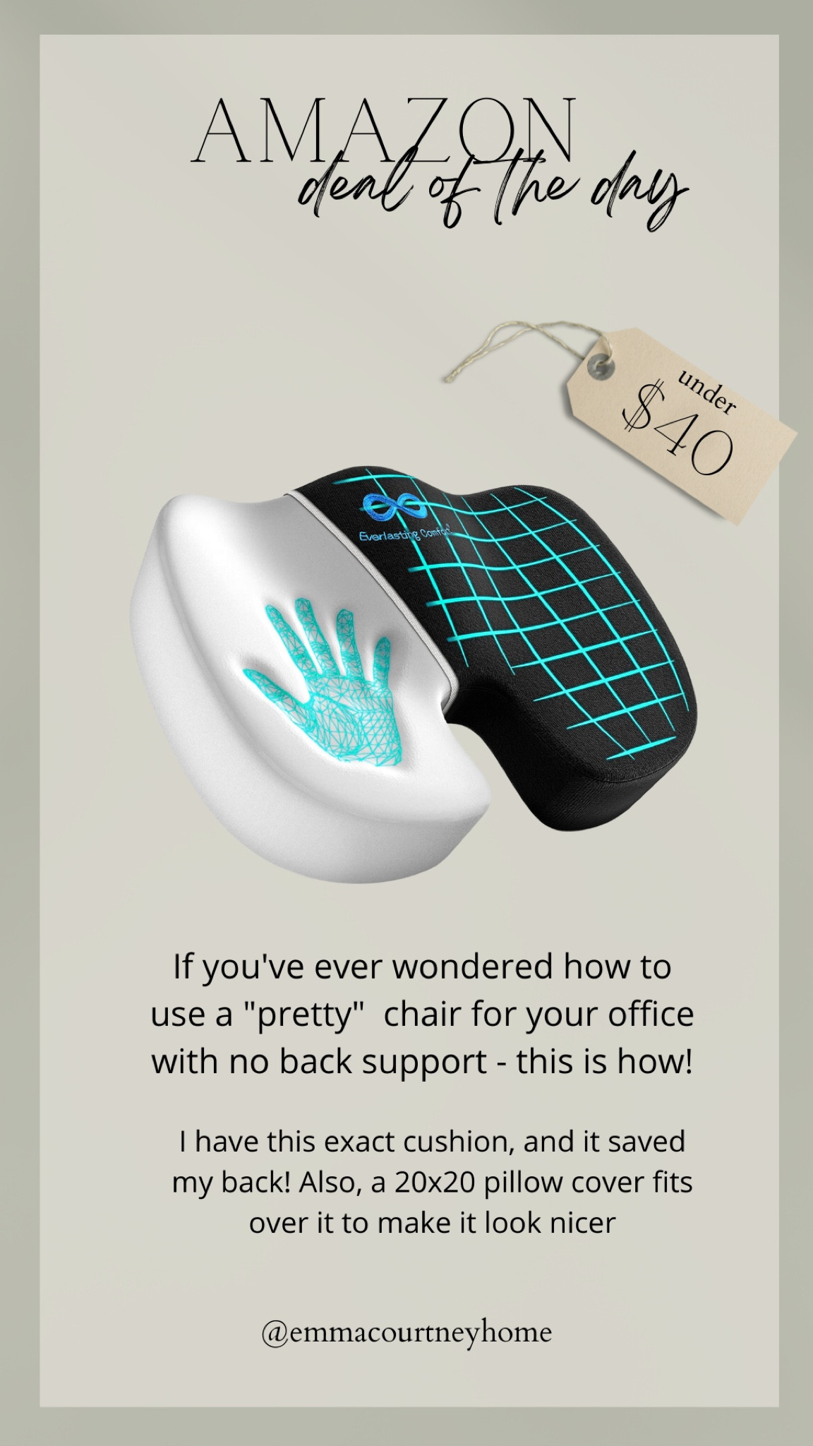 The office seat cushion I have and love from amazon 

#LTKhome #LTKunder50 #LTKstyletip