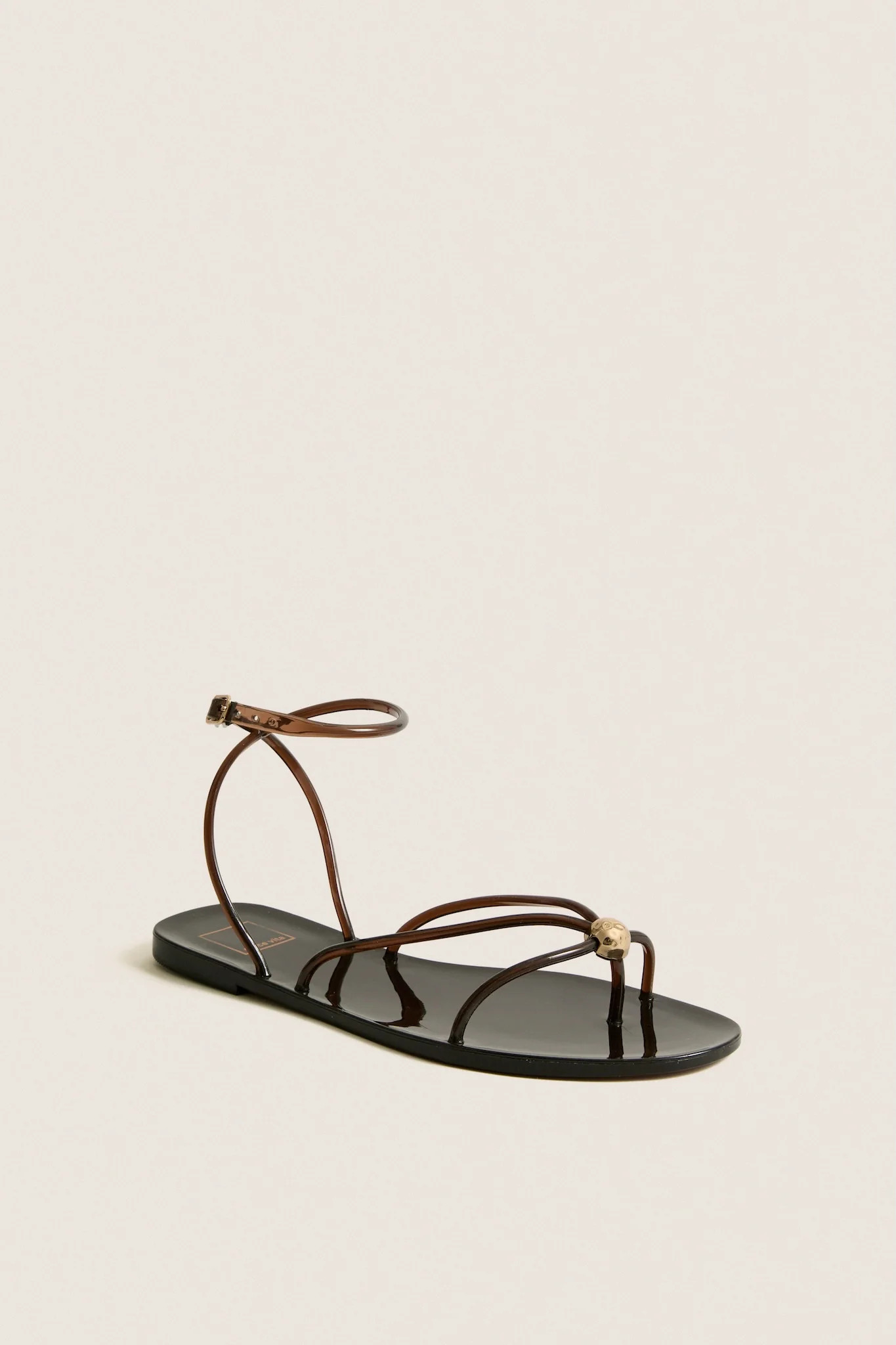 Chocolate Kenley Vinyl Sandals | Tuckernuck (US)